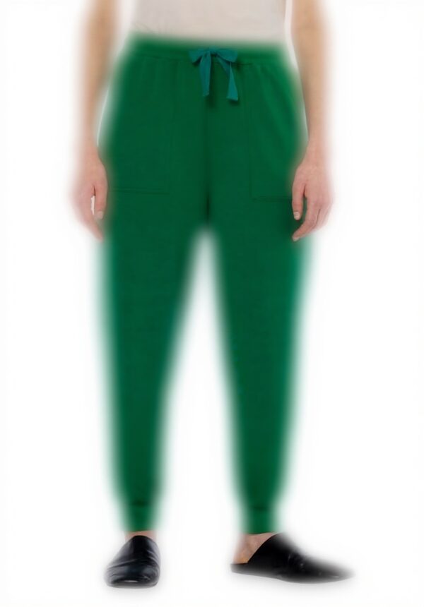 Pantaloni sportivi donna Scotch Soda modal cuffia verde