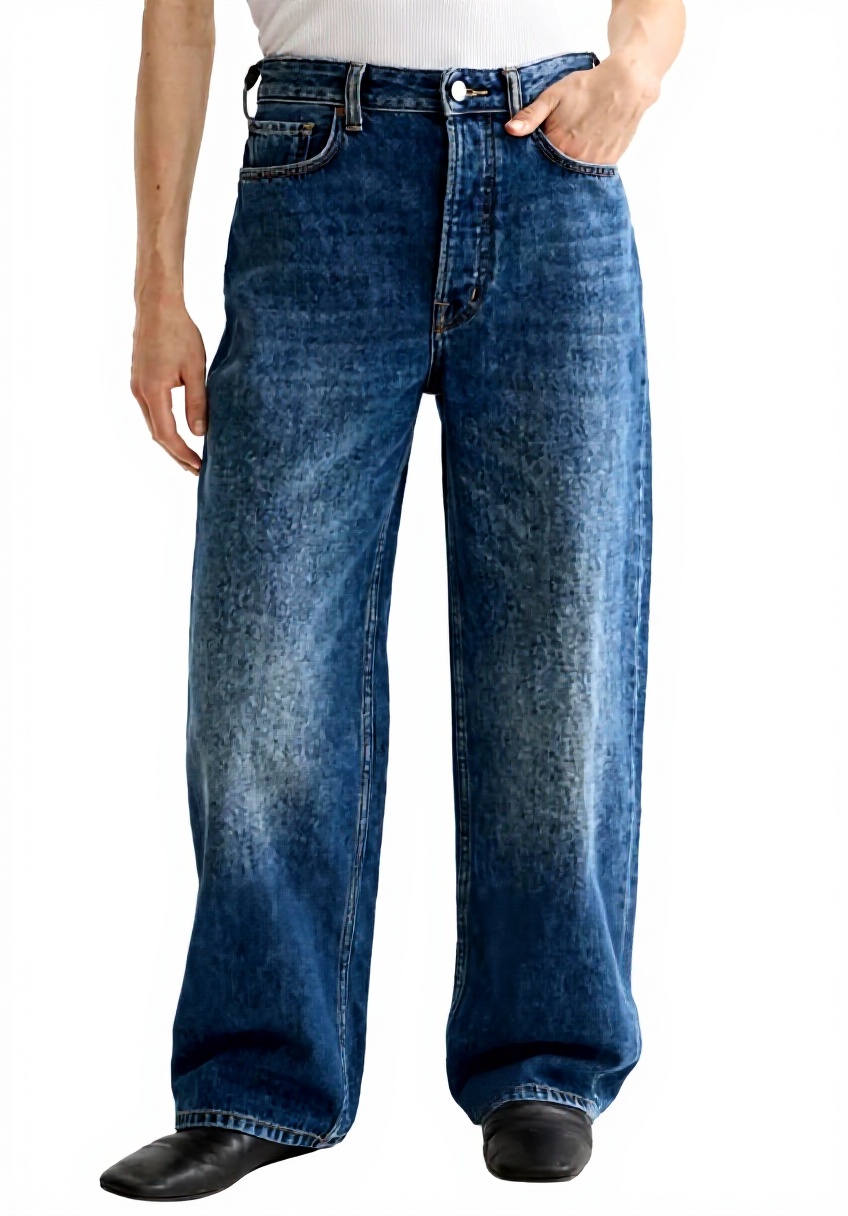 'Scotch Soda Ripple Straight Jeans donna in Absolute Blue'