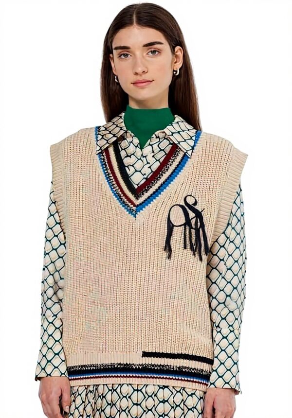 Scotch Soda Gilet Donna Felpato Cardigan Righe Maglione