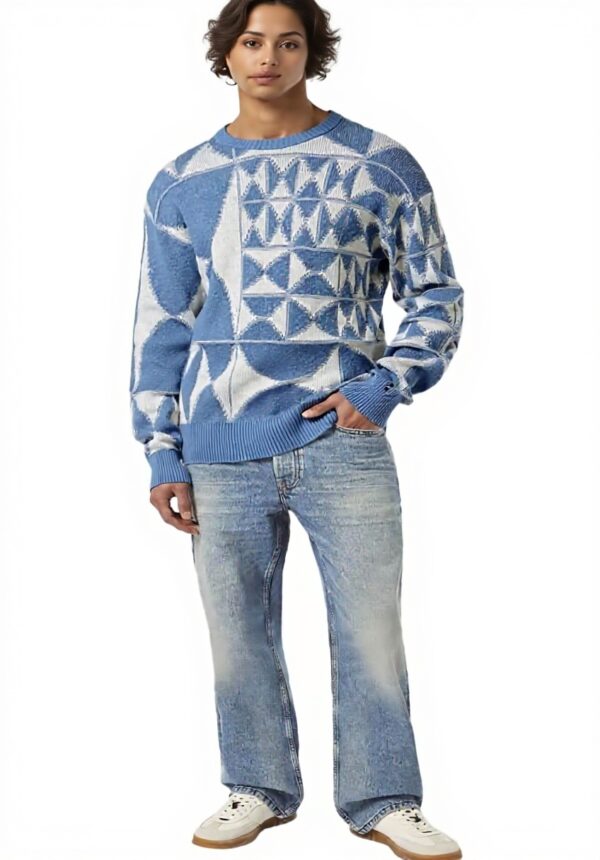 Scotch & Soda Felpa Jacquard Uomo - Tessuto Strutturato
