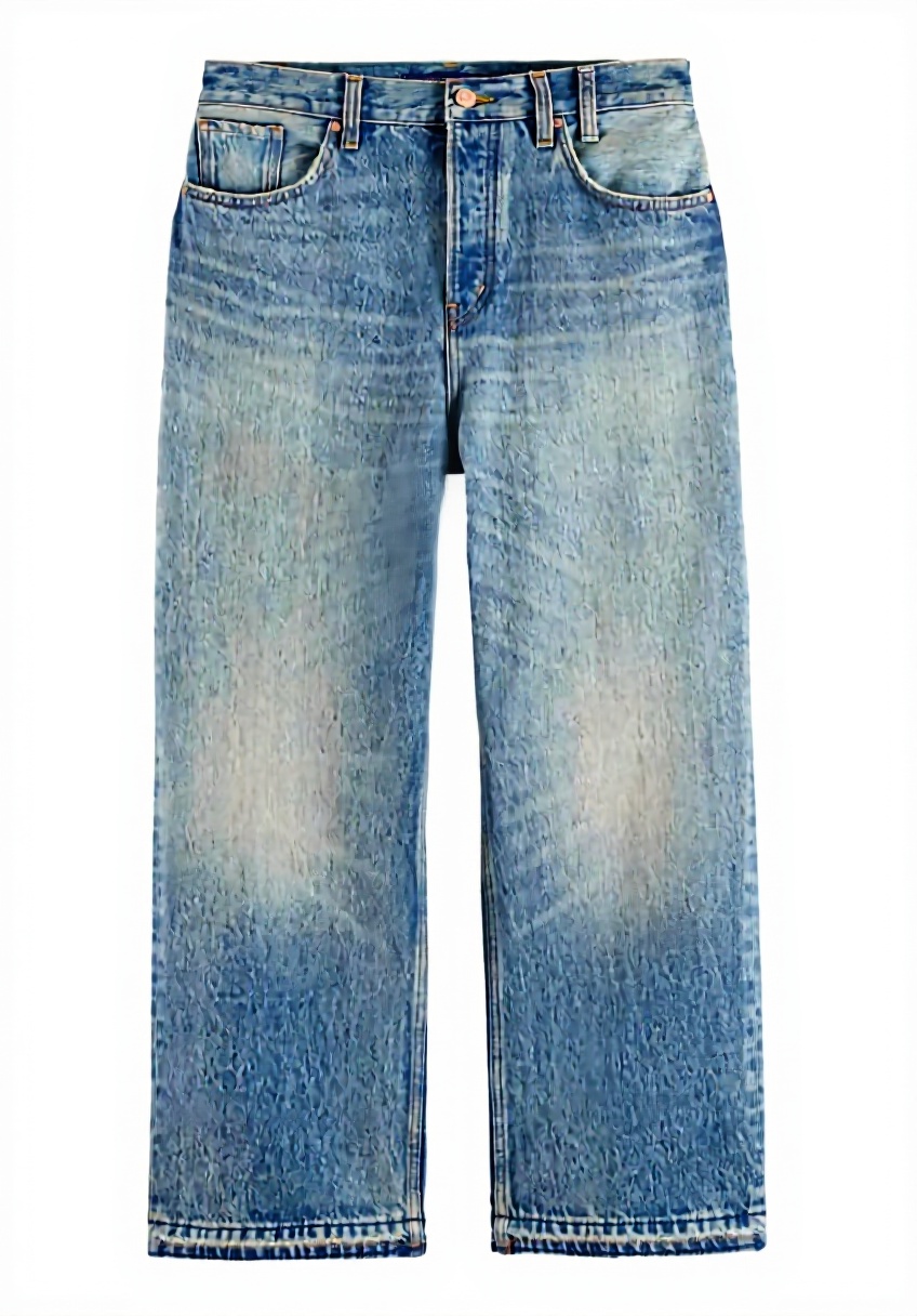 Jeans Scotch Soda The Deep Donna in colore Vintage Touch su sfondo neutro