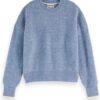 Mamiye Brothers Donna Denim Sbiadito Maglia Maniche Lunghe-1