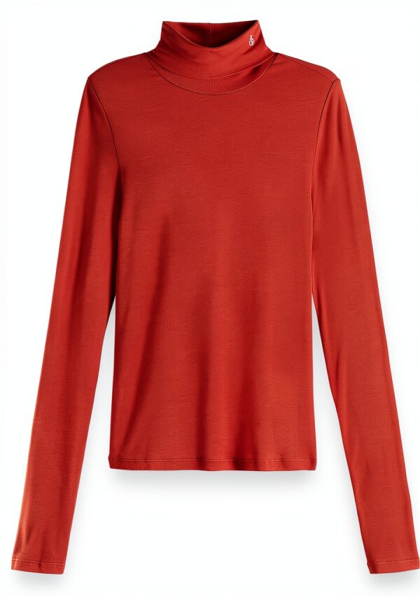 T-shirt Mamiye Brothers Donna Collo alto Logo cucito-0