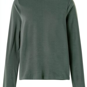 T-shirt Donna Mamiye Brothers Slim Fit Maniche Lunghe-0