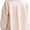 Mamiye Brothers Donna Rosa Polvere Stripe V655 Cotone Ricami-1