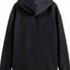 Felpa con cappuccio United Legwear Uomo Nero Programma Core-2