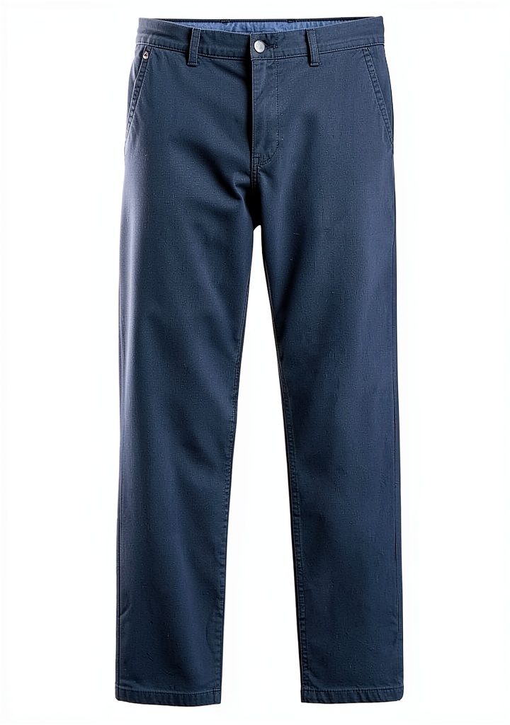 Pantaloni Stuart Scotch Soda in cotone organico su sfondo neutro