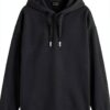 Felpa con cappuccio United Legwear Uomo Nero Programma Core-0