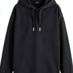 Felpa con cappuccio United Legwear Uomo Nero Programma Core-0