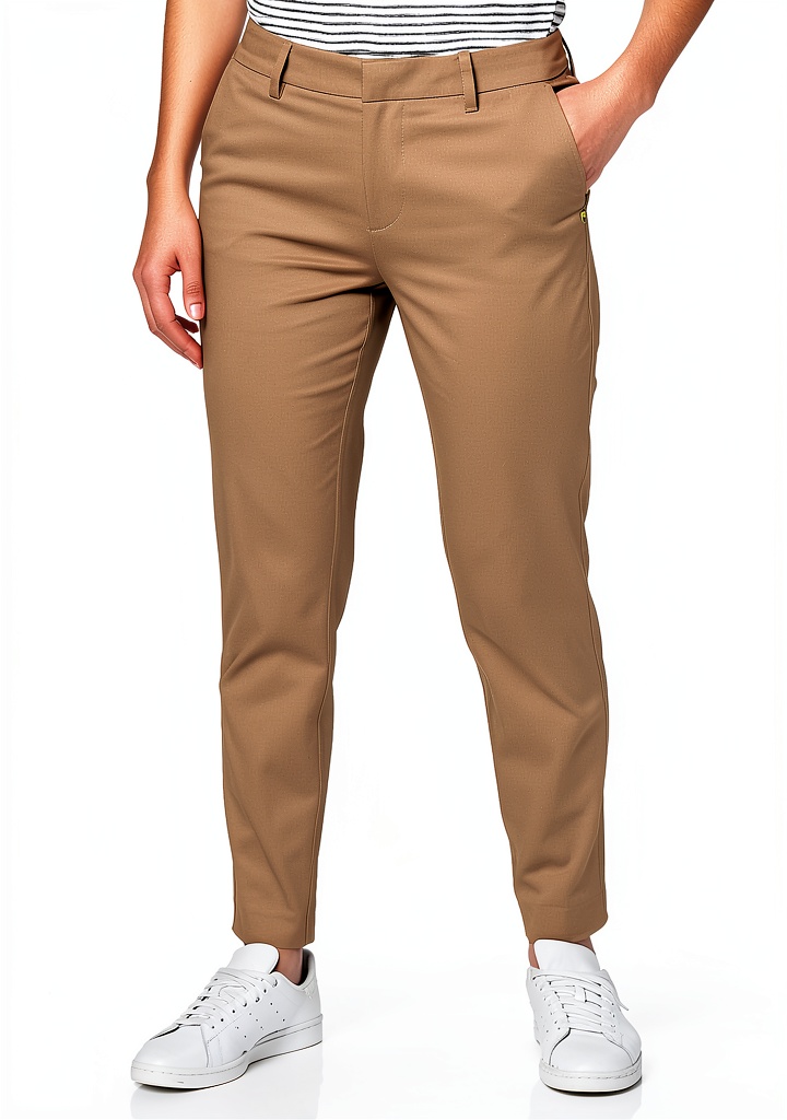 Chino Slim Fit Scotch Soda colore Sand su sfondo neutro