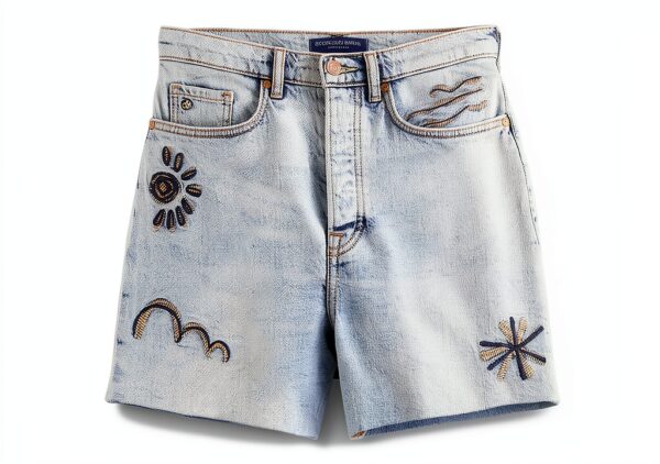Jeans Mamiye Brothers Donna Spring Lights ricamo tasche-4