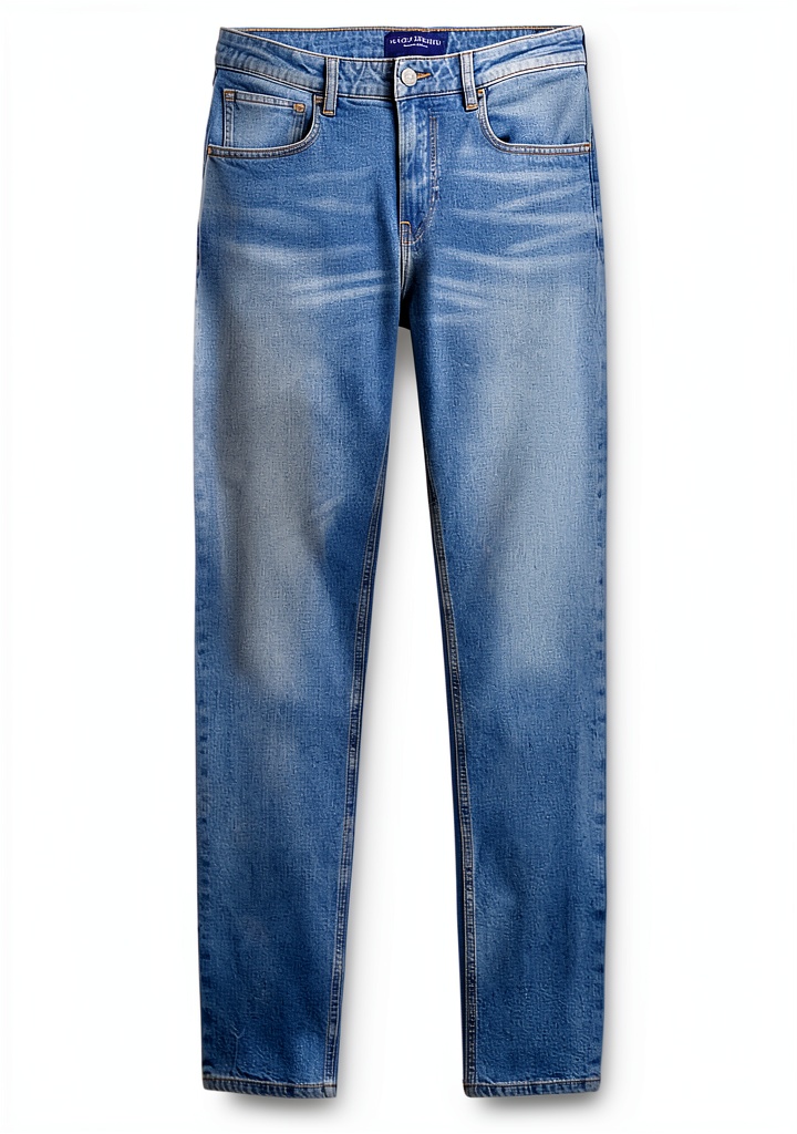 Jeans Scotch Soda Slim Fit indossati in contesto ufficio con camicia