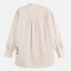 Mamiye Brothers Donna Rosa Polvere Stripe V655 Cotone Ricami-4