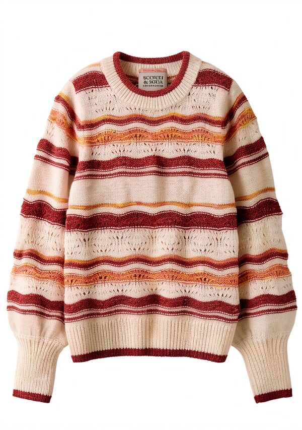 Scotch Soda Felpe Bambine Bohemian Stripe 12 Years