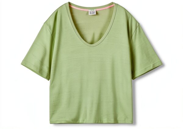 T-shirt Donna Scotch Soda V-Neck Morbida Maglietta Fresh
