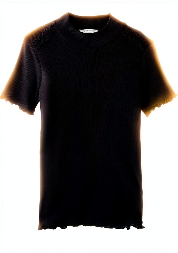 T-shirt Scotch Soda Fitted Higneck Bambine Ragazze Army