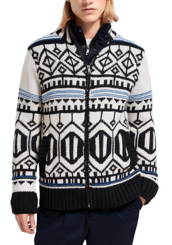 Cardigan Scotch Soda Parka Interno Uomo Beige Tinta Unita