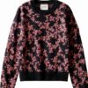 Felpa Mamiye Brothers Donna Jacquard Vestibilità Ampia-0