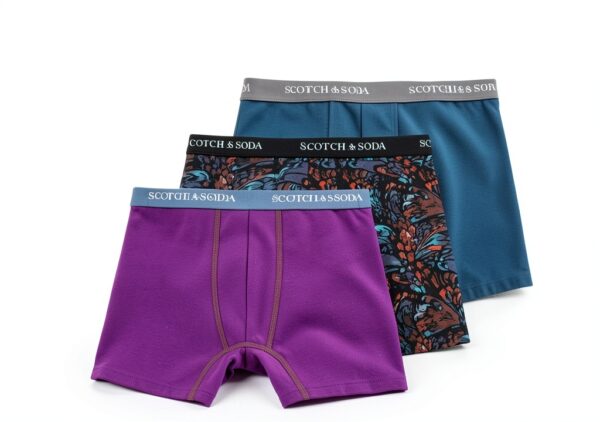 Boxer United Legwear Uomo Cotone Spandex Confezione 3-0