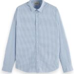 Camicia Scotch Soda Uomo Colletto Classico Logo Ricamato-0