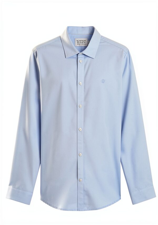 Camicia Scotch Soda Uomo Colletto Classico Logo Ricamato-3