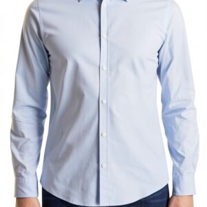 Camicia Scotch Soda Uomo Colletto Classico Logo Ricamato-0