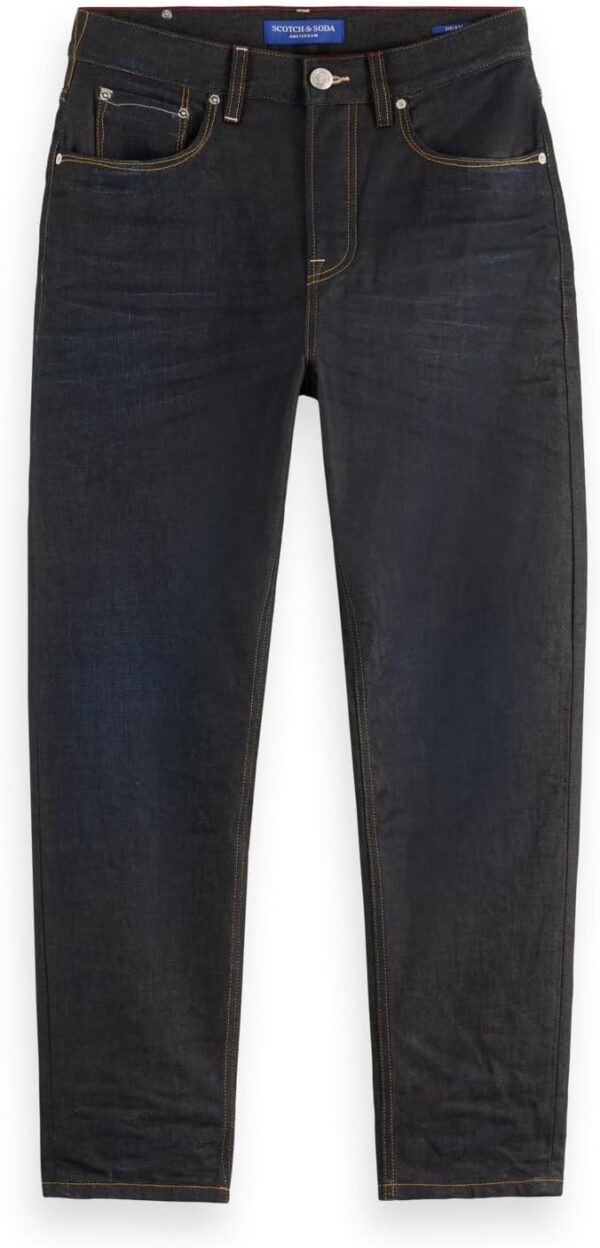 Jeans United Legwear Uomo Vestibilità Ampia Design 5 Tasche-0