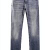 Jeans uomo United Legwear grigio sabbia Slim Fit-2