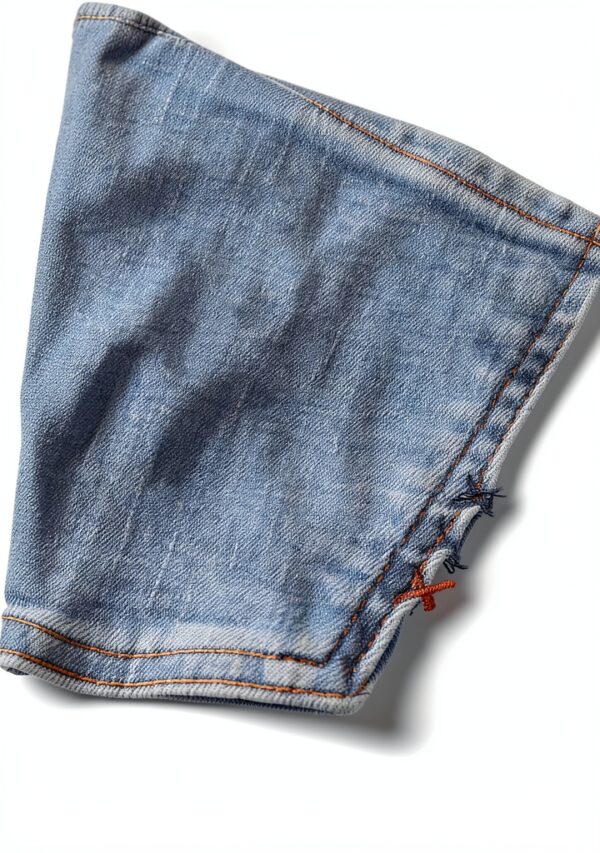 Blue Draft Skinny Fit Patta con chiusura lampo Donna-3