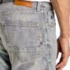 Jeans uomo United Legwear grigio sabbia Slim Fit-5