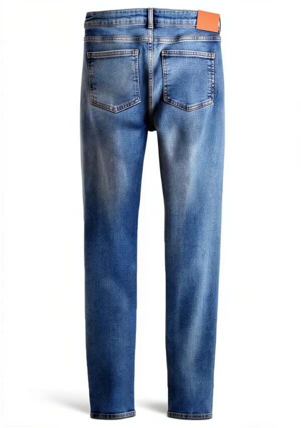 Blue Draft Skinny Fit Patta con chiusura lampo Donna-2