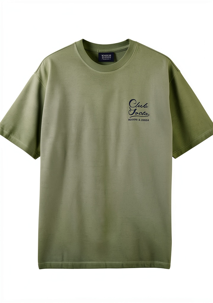 T-shirt da uomo Atlantic Blue XXL su un uomo seduto su una sedia