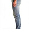 Jeans uomo United Legwear grigio sabbia Slim Fit-4