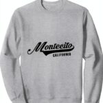 Montecito California T-Shirt Unisex – Taglio, Collo Rinforzato-0