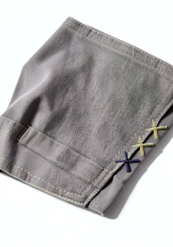Jeans uomo United Legwear grigio sabbia Slim Fit-6