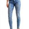 Blue Draft Skinny Fit Patta con chiusura lampo Donna-0