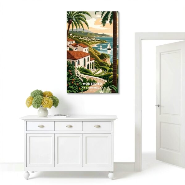 Poster su tela Montecito – Stile incorniciato o senza cornice, 30x45-3