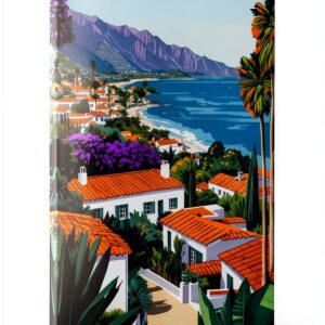 Poster su Tela Arte Astratta 75x50 cm Stile Incorniciato Alta Qualità-0