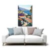 Poster su Tela Arte Astratta 75x50 cm Stile Incorniciato Alta Qualità-4