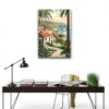 Poster su tela Montecito – Stile incorniciato o senza cornice, 30x45-2