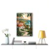Poster su tela Montecito – Stile incorniciato o senza cornice, 30x45-5
