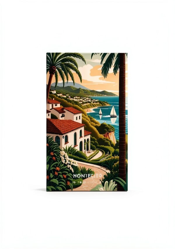 Poster su tela Montecito – Stile incorniciato o senza cornice, 30x45-1