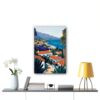 Poster su Tela Arte Astratta 75x50 cm Stile Incorniciato Alta Qualità-5