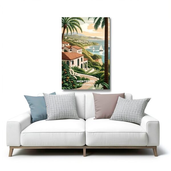 Poster su tela Montecito – Stile incorniciato o senza cornice, 30x45-4