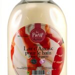 Latte di asina per bagno Montecito Cosmetics Bio pelle secca fragola-0