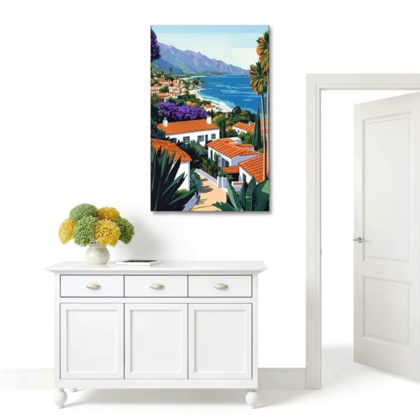 Poster su Tela Arte Astratta 75x50 cm Stile Incorniciato Alta Qualità-3