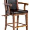 Hathaway - Sedia Montecito Spectator, in legno di driftwood-0