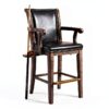 Hathaway - Sedia Montecito Spectator, in legno di driftwood-3