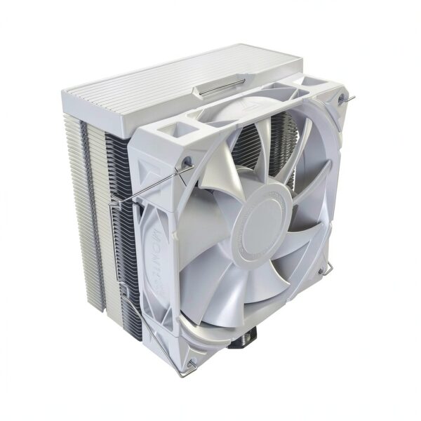 Ventola CPU MONTECH NX400 White 120mm con 52 alette e flusso d'aria-0