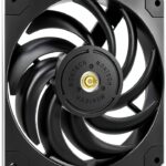 Montech Metallo 120 PWM, ventola di raffreddamento silenziosa ad alte prestazioni, 4 pin, 4.72 pollici, desktop-0